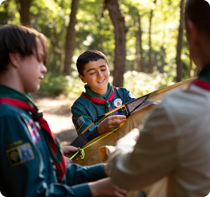 Camp in the USA